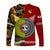 Tonga Ngatu And Australia Aboriginal Long Sleeve Shirts Together LT8 - Polynesian Pride