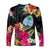 Guam Polynesian Long Sleeve Shirt Tropical Flowers - Colorful Vibes LT8 - Polynesian Pride