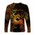 Sagittarius Zodiac Polynesian Long Sleeve Shirt Unique Style - Gold LT8 - Polynesian Pride