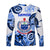 Samoa Manu Long Sleeve Shirt Rugby Unique Style - White LT8 - Polynesian Pride