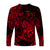 (Custom Personalised) Leo Zodiac Polynesian Long Sleeve Shirt Unique Style - Red LT8 - Polynesian Pride