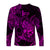 Leo Zodiac Polynesian Long Sleeve Shirt Unique Style - Pink LT8 - Polynesian Pride