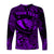 (Custom Personalised) Hawaii State Fish: Humuhumu Nukunuku Apua'a Polynesian Long Sleeve Shirt Unique Style - Purple LT8 - Polynesian Pride