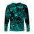 (Custom Personalised) Hawaii Surfing Polynesian Long Sleeve Shirt Unique Style - Turquoise LT8 - Polynesian Pride