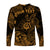 (Custom Personalised) Hawaii Shaka Polynesian Long Sleeve Shirt Unique Style - Gold LT8 - Polynesian Pride