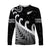 (Custom Personalised) New Zealand Rugby Maori Long Sleeve Shirt Silver Fern Koru Vibes - Black LT8 Unisex Black - Polynesian Pride