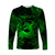 (Custom Personalised) Sagittarius Zodiac Polynesian Long Sleeve Shirt Unique Style - Green LT8 Unisex Green - Polynesian Pride