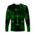 (Custom Personalised) Libra Zodiac Polynesian Long Sleeve Shirt Unique Style - Green LT8 Unisex Green - Polynesian Pride