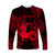 Capricorn Zodiac Polynesian Long Sleeve Shirt Unique Style - Red LT8 Unisex Red - Polynesian Pride