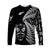 (Custom Personalised) New Zealand Haka Rugby Maori Long Sleeve Shirt Silver Fern Vibes - Black LT8 Unisex Black - Polynesian Pride