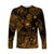 Hawaii Surfing Polynesian Long Sleeve Shirt Unique Style - Gold LT8 - Polynesian Pride