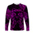 Gemini Zodiac Polynesian Long Sleeve Shirt Unique Style - Pink LT8 Unisex Pink - Polynesian Pride