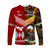 Tonga Ngatu And Australia Aboriginal Long Sleeve Shirts Together LT8 - Polynesian Pride