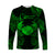 Cancer Zodiac Polynesian Long Sleeve Shirt Unique Style - Green LT8 Unisex Green - Polynesian Pride