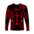 Libra Zodiac Polynesian Long Sleeve Shirt Unique Style - Red LT8 Unisex Red - Polynesian Pride