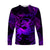 (Custom Personalised) Sagittarius Zodiac Polynesian Long Sleeve Shirt Unique Style - Purple LT8 Unisex Purple - Polynesian Pride