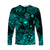 Hawaii Surfing Polynesian Long Sleeve Shirt Unique Style - Turquoise LT8 - Polynesian Pride