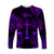 Libra Zodiac Polynesian Long Sleeve Shirt Unique Style - Purple LT8 Unisex Purple - Polynesian Pride