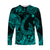 (Custom Personalised) Hawaii Fish Hook Polynesian Long Sleeve Shirt Unique Style - Turquoise LT8 - Polynesian Pride