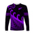 New Zealand Rugby Maori Long Sleeve Shirt Silver Fern Koru Vibes - Purple LT8 Unisex Purple - Polynesian Pride