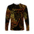 Scorpio Zodiac Polynesian Long Sleeve Shirt Unique Style - Gold LT8 Unisex Gold - Polynesian Pride