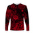 (Custom Personalised) Hawaii Shaka Polynesian Long Sleeve Shirt Unique Style - Red LT8 - Polynesian Pride