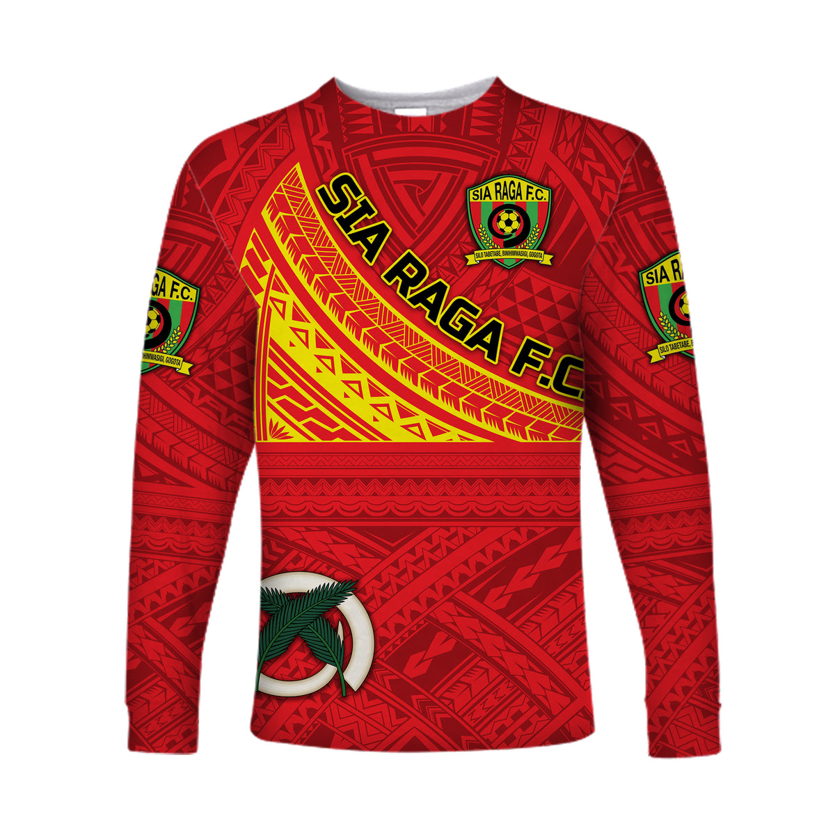 (Custom Personalised) Vanuatu Sia Raga Football Club Long Sleeve Shirts Original Style LT8 - Polynesian Pride