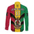 (Custom Text and Number) Vanuatu 1980 Long Sleeve Button Shirt Vanuatuan Independence Day LT13 - Polynesian Pride