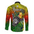 The Shaka Hawaii Long Sleeve Button Shirt Tropical Flowers Reggae Version LT13 - Polynesian Pride