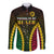 (Custom Text and Number) Vanuatu Indigenous Long Sleeve Button Shirt Proud To Be Ni - Vanuatu Polynesian Pattern LT13 - Polynesian Pride