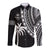 (Custom Text and Number) Fiji Rugby Sevens Long Sleeve Button Shirt Fijian 7s Tapa Polynesian LT13 - Polynesian Pride