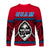 Guam Chamorro Long Sleeve Shirt Latte Stone Red Polynesian Haligi LT13 - Polynesian Pride