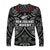 New Zealand Silver Fern Rugby Long Sleeve Shirt All Black NZ Maori Pattern LT13 - Polynesian Pride