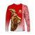 Kolisi Tonga College Atele Long Sleeve Shirt Home of the Lions LT13 Unisex Red - Polynesian Pride