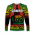 Samoa Rugby Long Sleeve Shirt Teuila Torch Ginger Gradient Style LT14 Unisex Black - Polynesian Pride