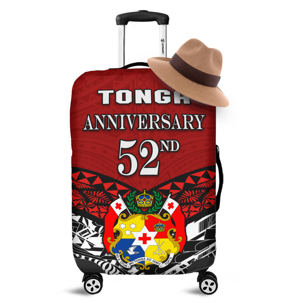 Tonga Luggage Covers Independence Anniversary Special Version 2022 LT14 Red - Polynesian Pride