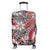 (Custom Personalised) Hawaii Luggage Cover Tribal Plumeria With Polynesian Turtle Ver.03 LT14 Red - Polynesian Pride