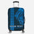 (Custom Personalised) Hawaii Luggage Cover Kakau Kanaka Maoli Combine Polynesian Shark Ver.03 LT14 Blue - Polynesian Pride