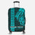 (Custom Personalised) Hawaii Luggage Cover Kakau Kanaka Maoli Combine Polynesian Shark Ver.04 LT14 Turquoise - Polynesian Pride