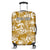 (Custom Personalised) Hawaii Luggage Cover Ukulele Tropical Beach Palm Trees And Hibiscus Ver.03 LT14 Gold - Polynesian Pride