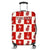 (Custom Personalised) Hawaii Luggage Cover Palm Trees Mix Pinapple Ver.03 LT14 Red - Polynesian Pride