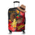 (Custom Personalised) Papua New Guinea Luggage Covers Bird of Paradise Ver.01 LT13 Black - Polynesian Pride