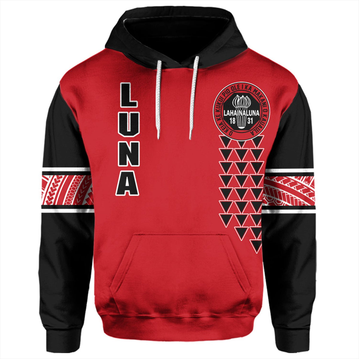 Custom Hawaii Hoodie Lahainaluna High Custom Your Class Pullover Hoodie - Polynesian Pride