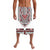 Polynesian Lavalava Dashiki With Polynesian Tattoo Royal Version LT14 White - Polynesian Pride