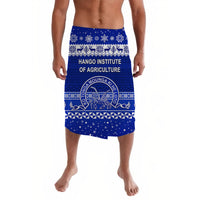 Tonga Hango Institute of Agriculture Christmas Lavalava Simple Style LT8 Blue - Polynesian Pride