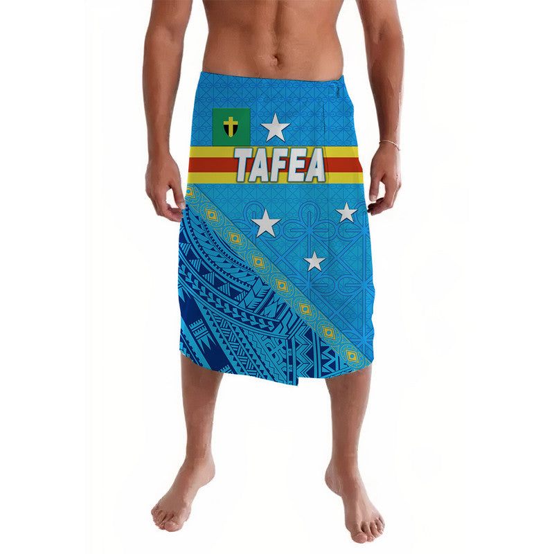 Tafea Province Lavalava Vanuatu Pattern Unique Style LT8 Blue - Polynesian Pride