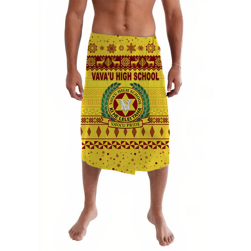 Tonga Vava u High School Christmas Lavalava Simple Style Gold LT8 Gold - Polynesian Pride