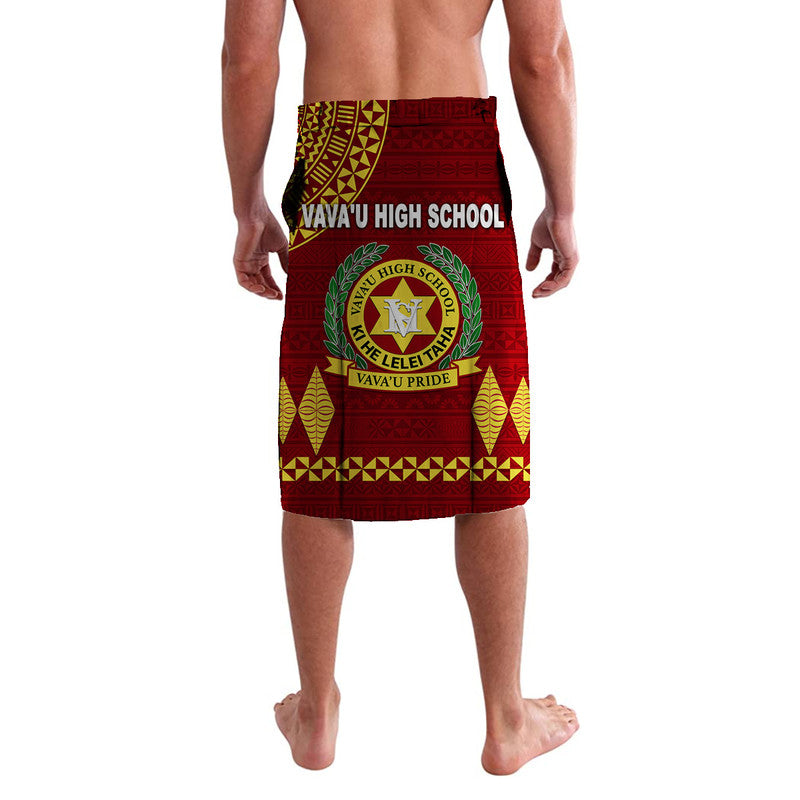 Tonga Vava u High School Lavalava Simple Style Maroon LT8 - Polynesian Pride