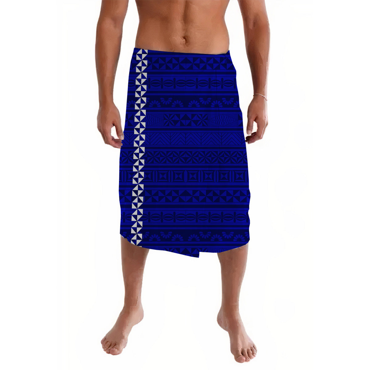 Tonga Tupou High School Lavalava Simple Version LT8 Blue - Polynesian Pride