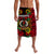 Vanuatu And Hibiscus Lavalava LT6 Lavalava Black - Polynesian Pride